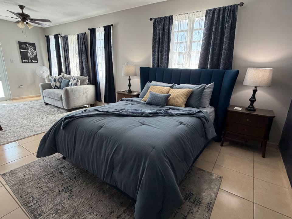 Spacious master bedroom